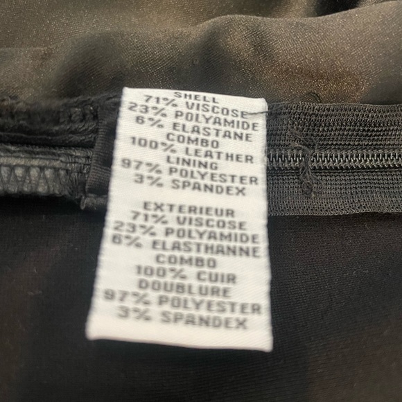 Diane Von Furstenberg Leather Skort - Picture 10 of 13